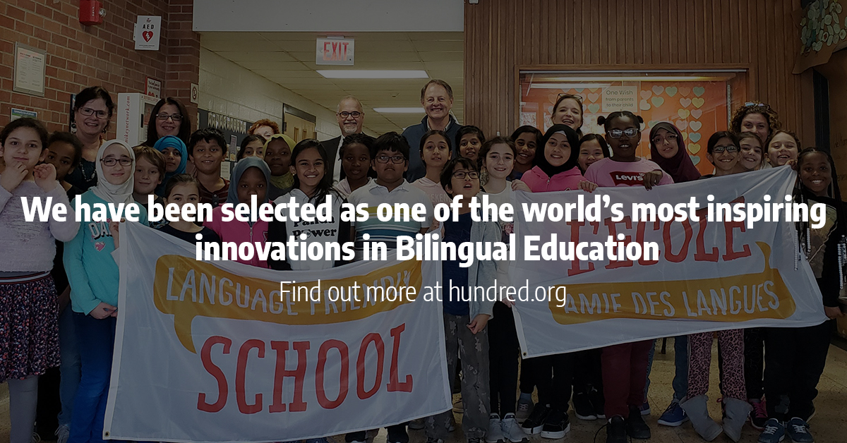 Featured image for “The Language Friendly School selected as Leading Innovation in Bilingual Education!”