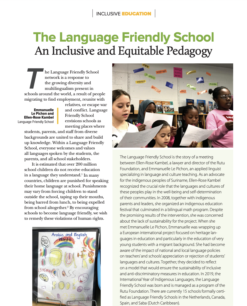 Featured image for “The Language Friendly School: An Inclusive and Equitable Pedagogy”